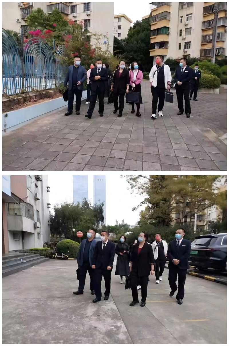 西宁市城西区城乡建设局一行参观莲花二村
