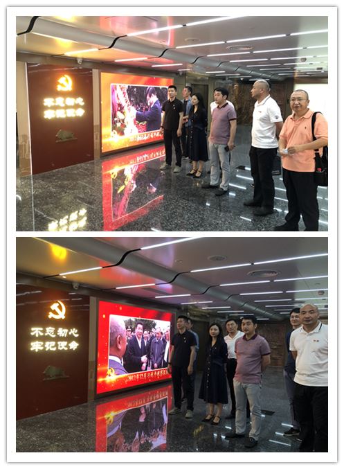 乐虎体育直播党支部前往深圳国贸大厦参观